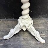 Guéridon, small painted wooden side table