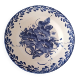 Large Portuguese Ceramic Plate Blue and White