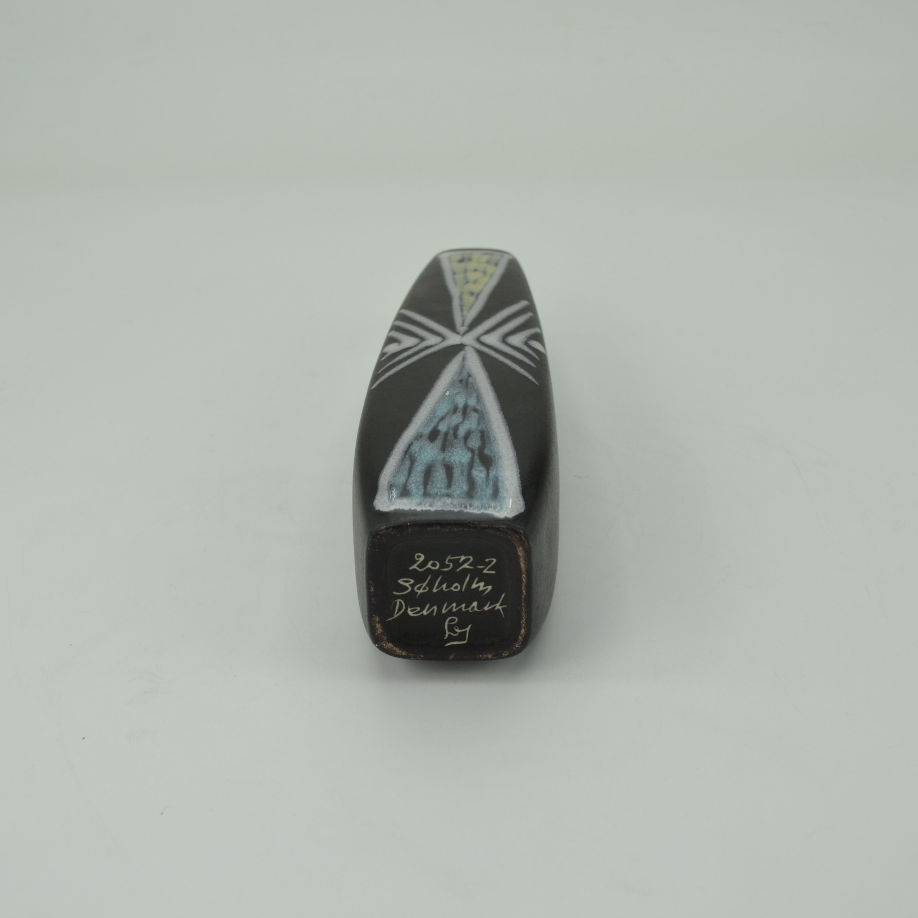 Earthenware vase Burgundia series by Sørensen and Jensen for Søholm