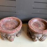 Pair of African stools