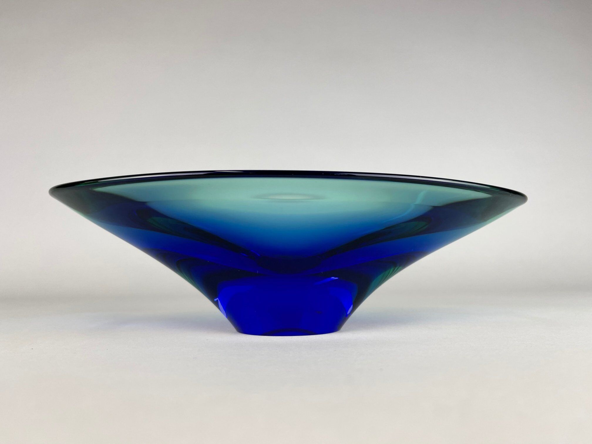 Art Glass Bowl by Miloslav Klinger, 1960's