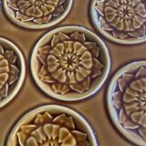 Set of 6 plates and 1 artichoke dish