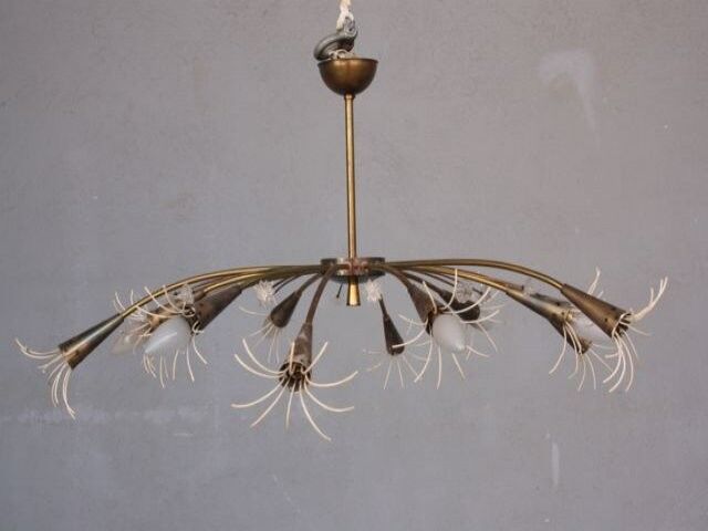 Chandelier 12 light 1960