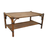 Table basse en rotin