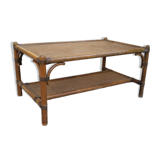 Rattan coffee table