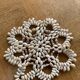 Vintage shell underside floral pattern