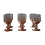 Pineapple shaped glasses 70s