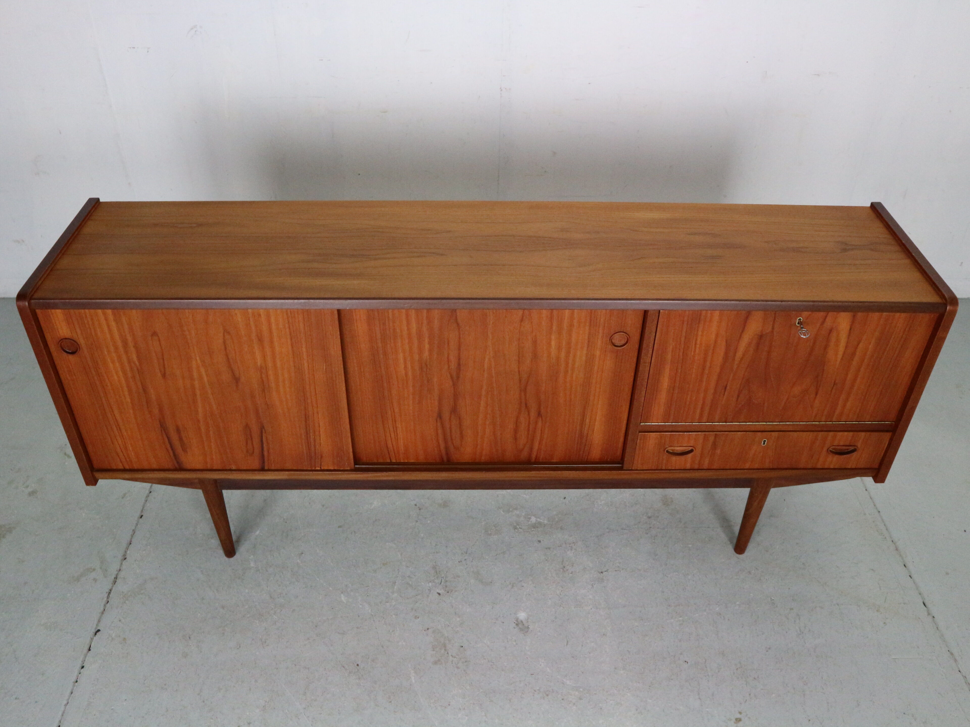 Scandinavian modern teak sideboard 1960's Denmark