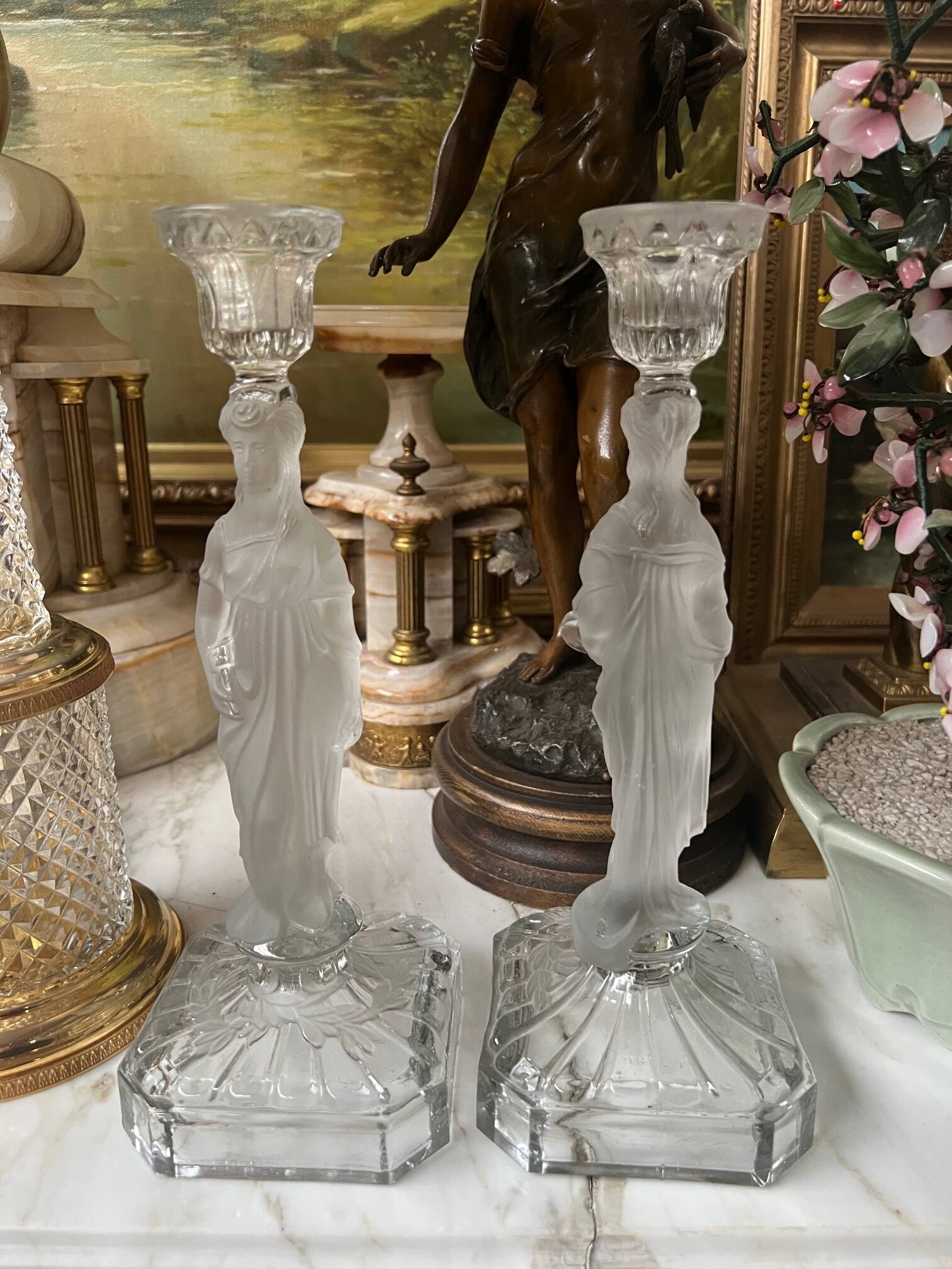 Pair of candlesticks.
