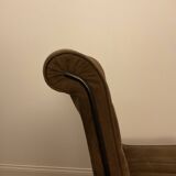 Sapper velvet office armchair for Knoll