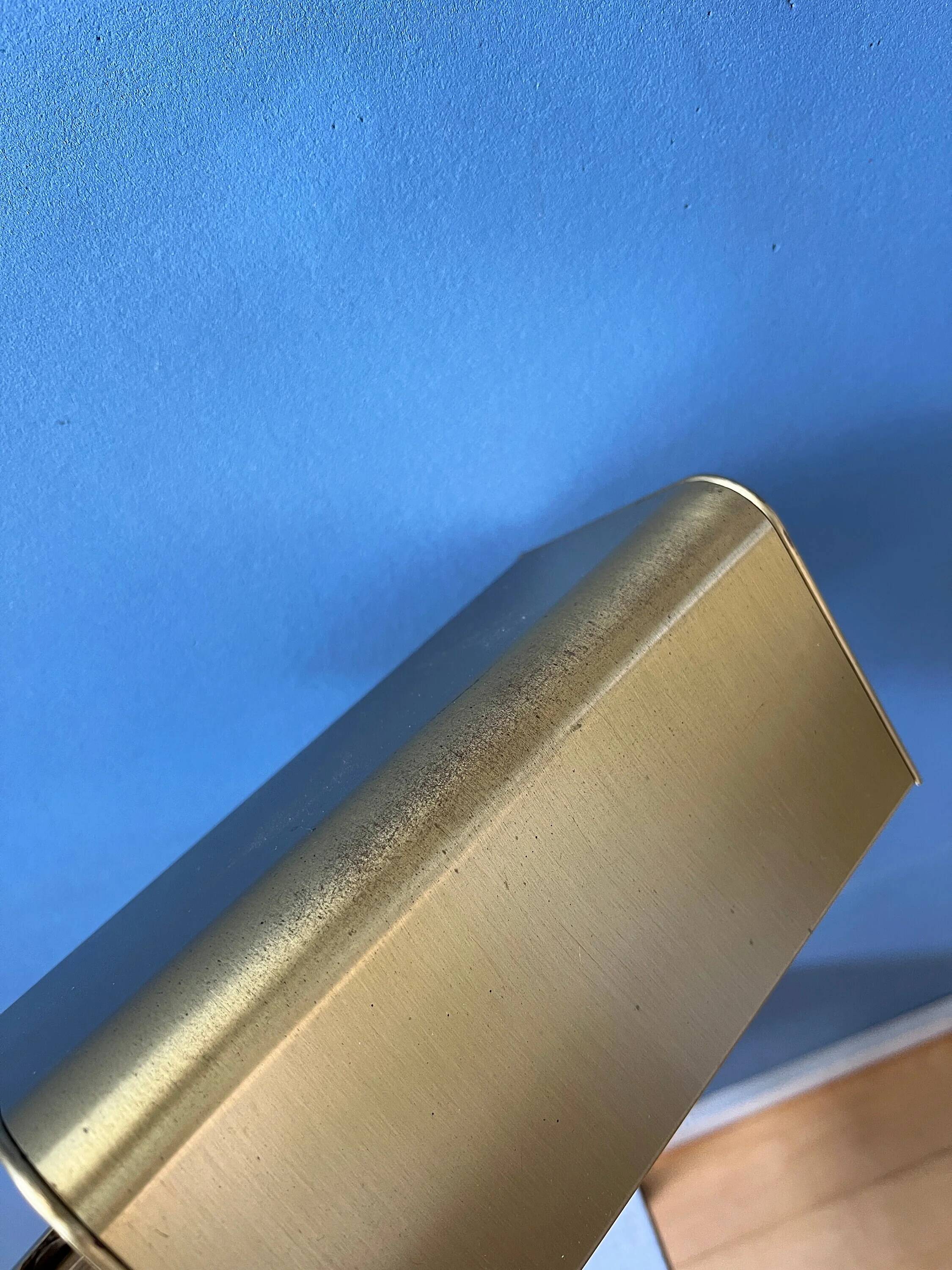 Mid-Century brass desk lamp - Bauhaus style table lamp - gold lamp