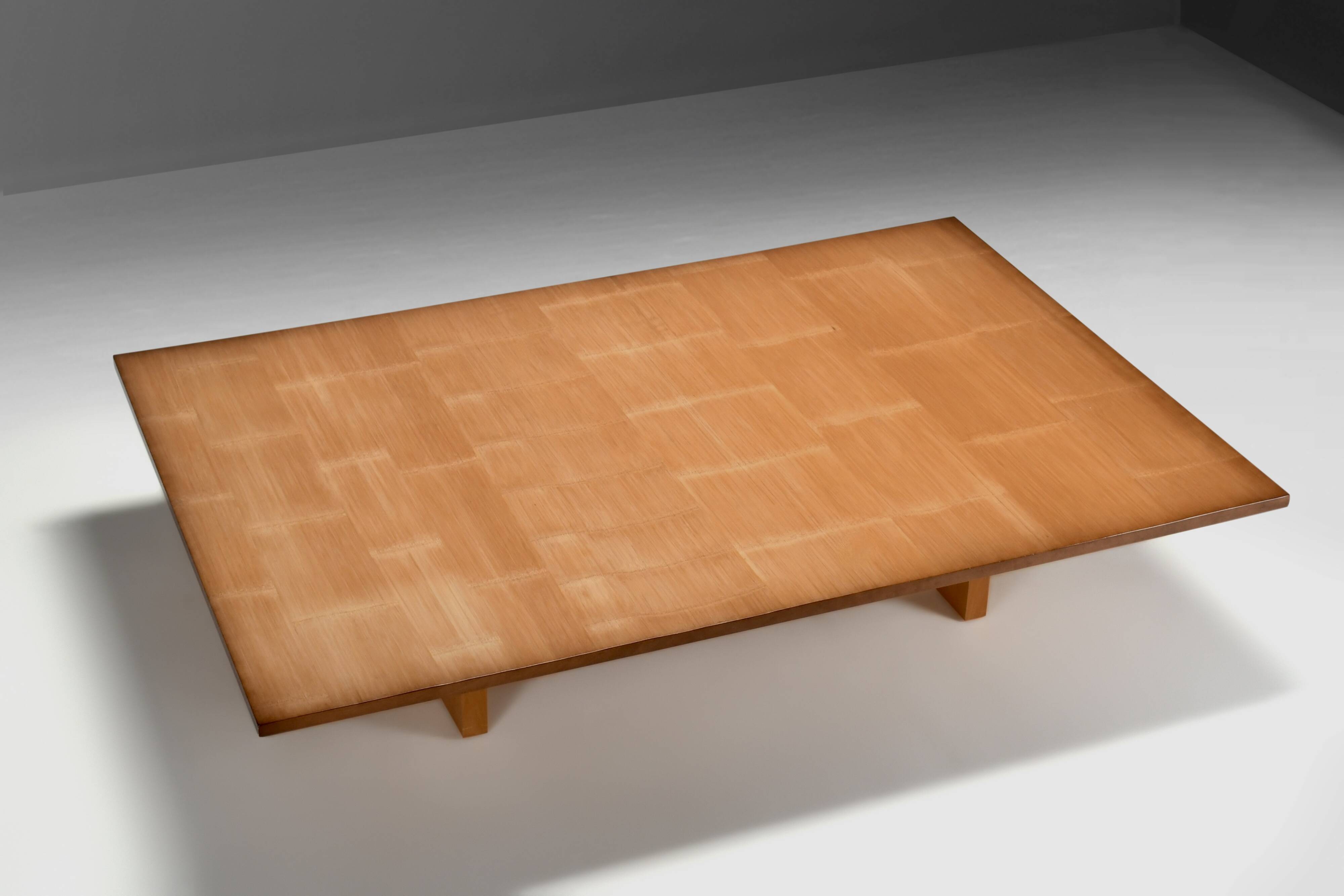 Large Bamboo Coffee Table by Axel Vervoordt, Belgium