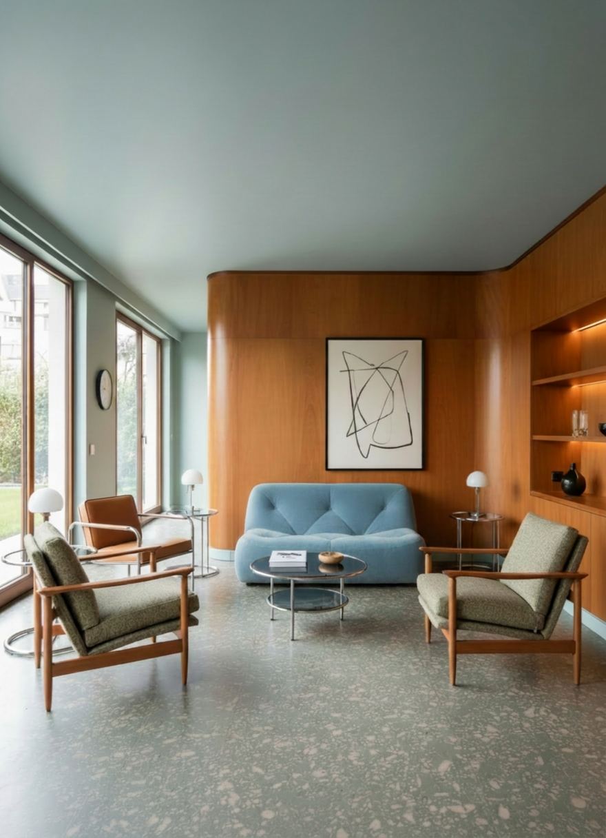 HOM24 vintage café armchairs