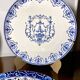 4 Assortie plates from Longwy et Moustiers