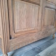 Wardrobe, oak linen cupboard from 1920.