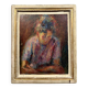 Oil painting on panel, Art Deco period