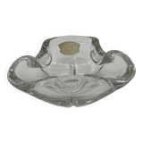 Cendrier ou vide-poche en cristal du Val Saint-Lambert