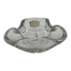 Ashtray or pocket tray in crystal from Val Saint-Lambert