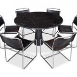 Claire Bataille Tubular Dining Chairs - Paul Ibens Model SE18 for 'T Spectrum 1970