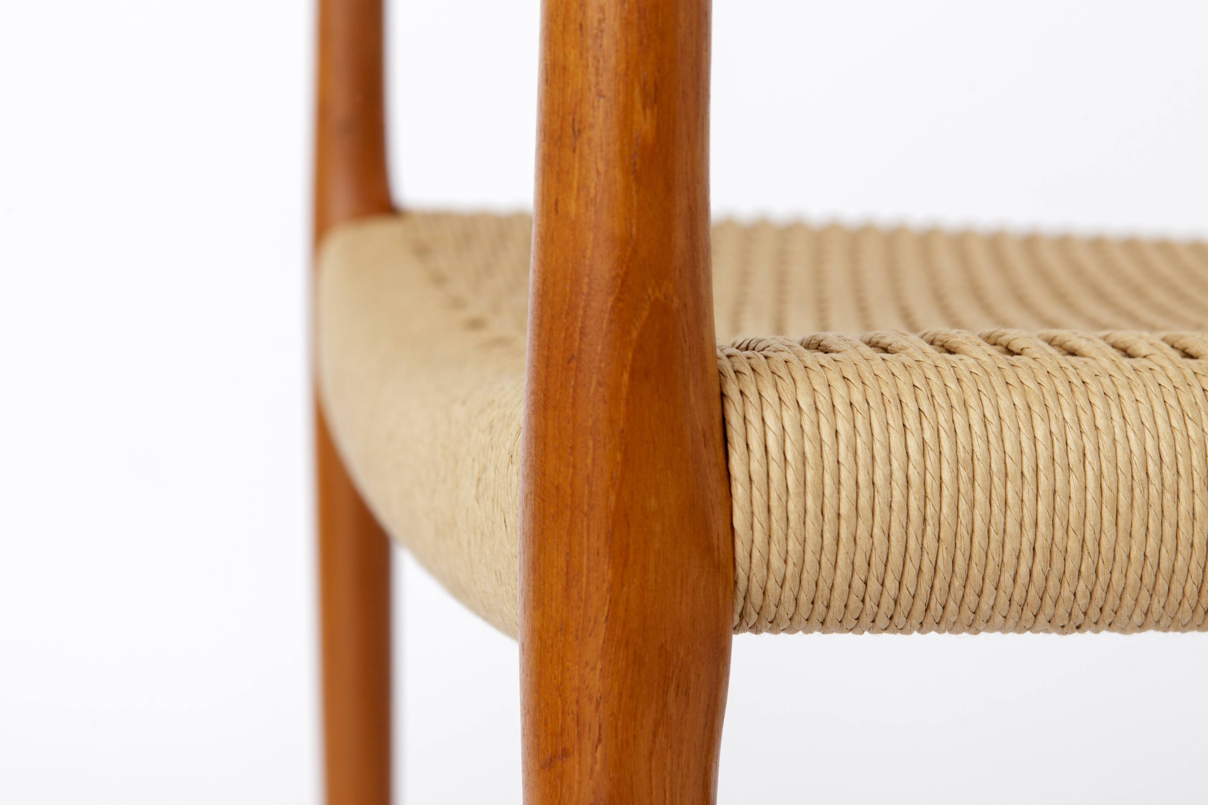 1 of 2 Armchair No. 56 by Niels Otto Møller (1954) – Teak Frame