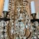 Grand lustre cage italien