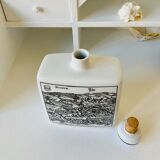 Bouteille flacon en porcelaine