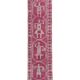 Vintage Turkish rug from Oushak, hand-woven 87x302 cm