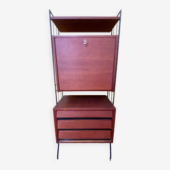 Modular wall storage cabinet circa 1960