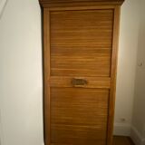 Oak furniture with double curtains