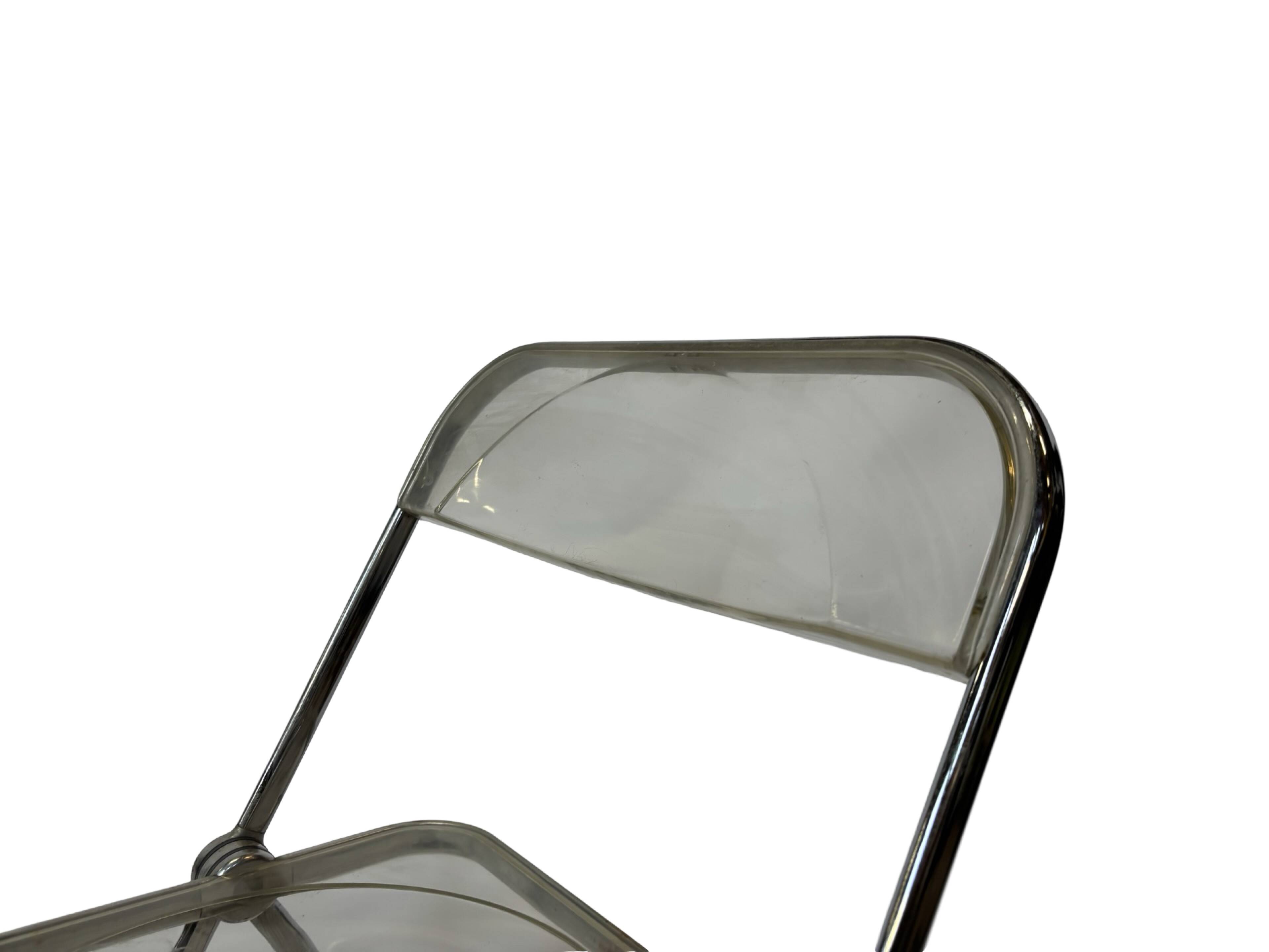Chaise Plia vintage de Giancarlo Piretti pour Castelli Design