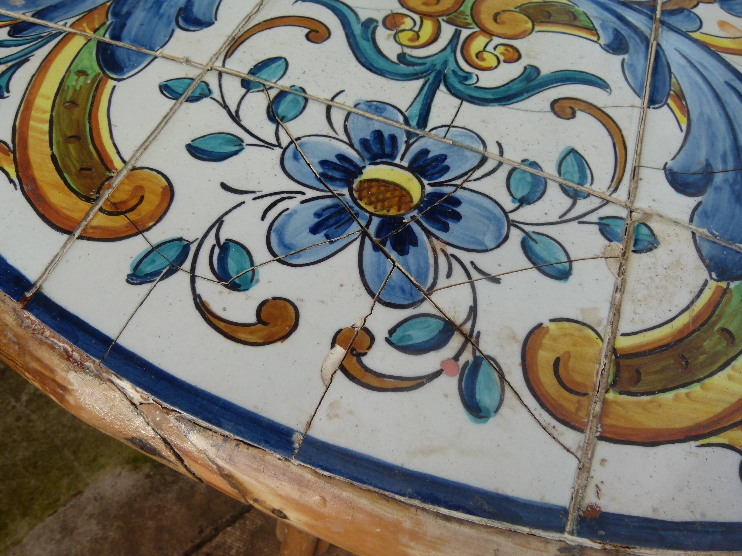 20th century ceramic table