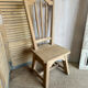 Renovated antique solid oak chair