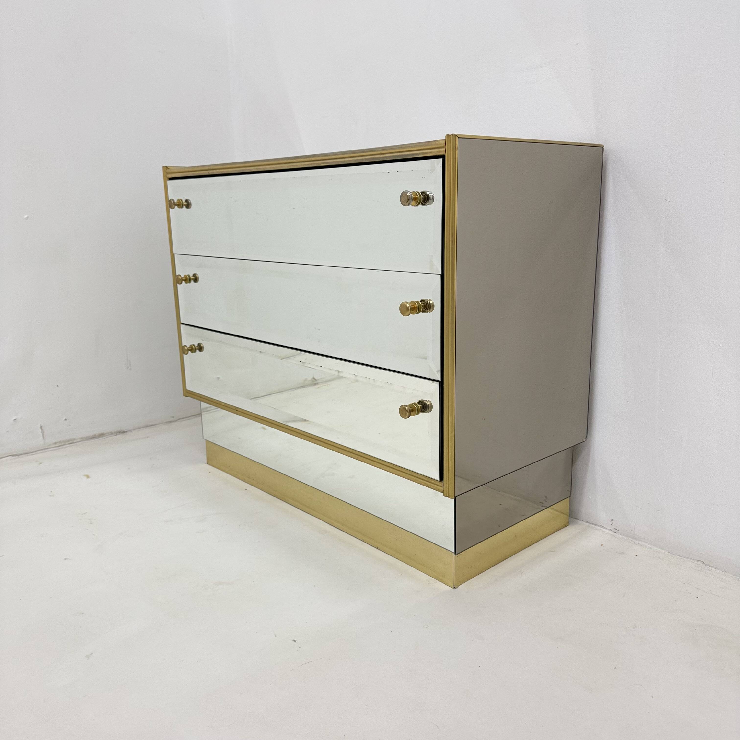 Commode à miroir Schöninger du milieu du siècle, années 1970