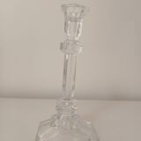 Glass candle holder