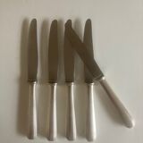 Set of 5 knives Luc Lanel Christofle Boréal dessert