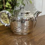 Art Nouveau silver-plated tea/coffee service, 4 pieces.