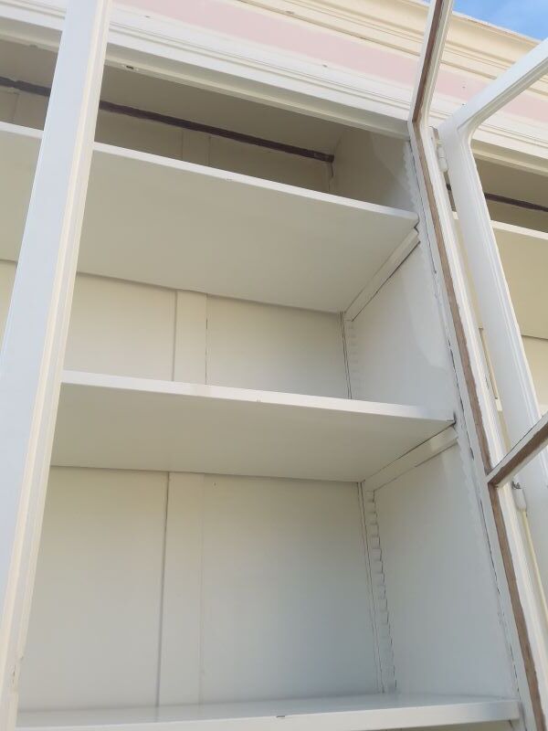 Dressing buffet boiserie vitrine bibliothèque XIX°