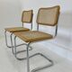 Pair chairs design Marcel Breuer, Italy, 1980