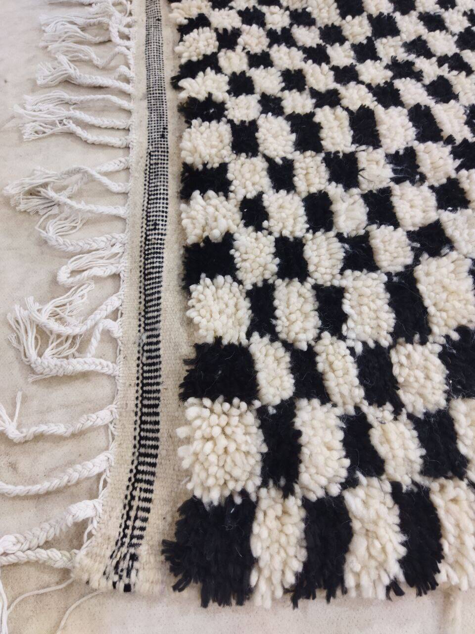 Handmade Moroccan Berber rug 156 X 100 CM
