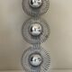 Sconce springs 3 vintage lights design 70s
