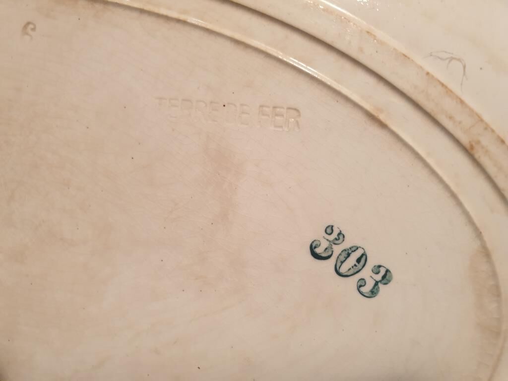 Oval flat Terre de Fer 303 XIXe