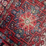Handmade antique Persian Karajeh rug 2.1' x 3.7' (65cm x 113cm) 1910s - 1С1156