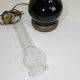 Old Blue/vintage opaline petrol lamp