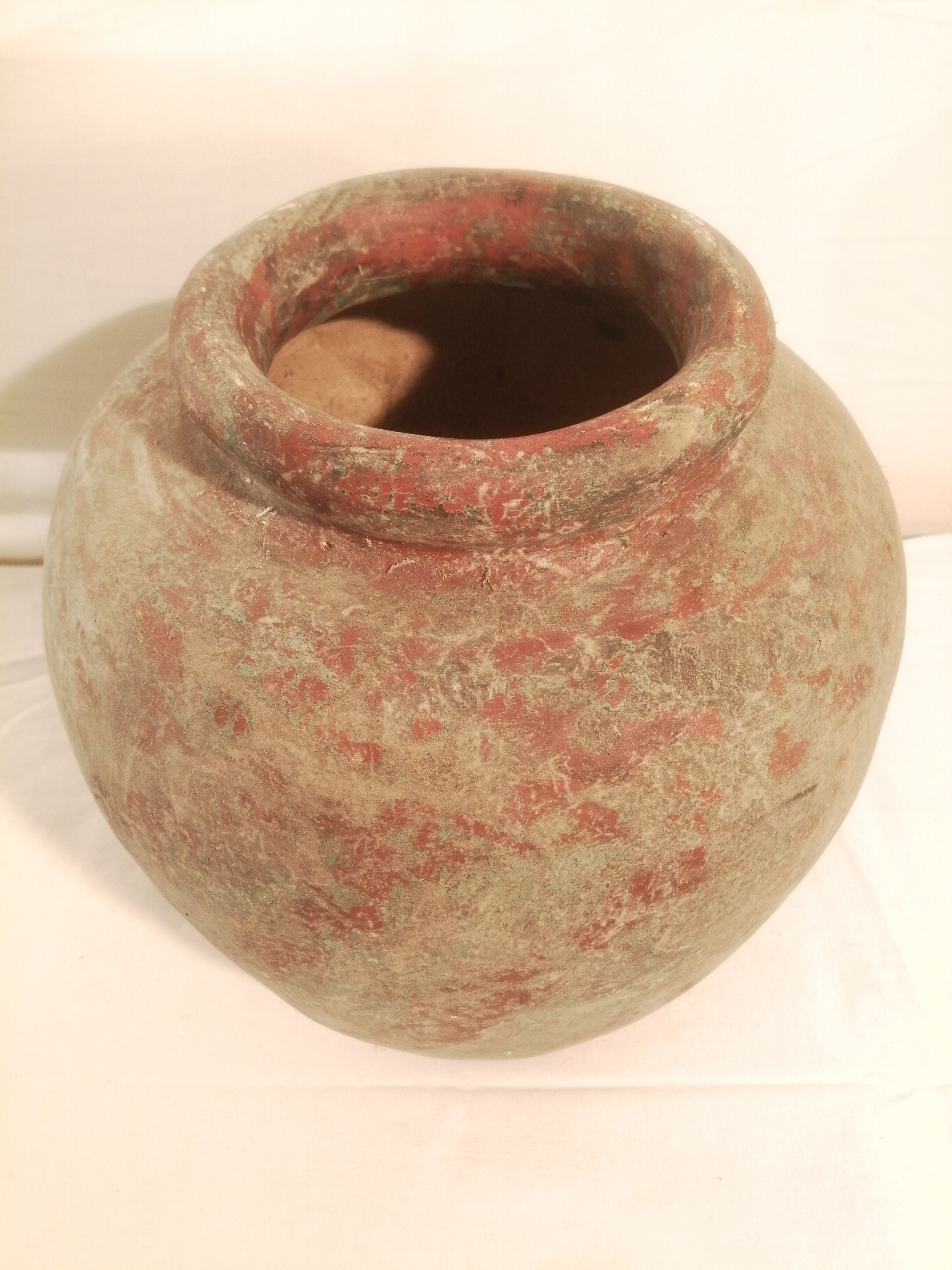 Old terracotta vase