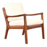 Mid-Century Teak Senator Lounge Chair by Ole Wanscher for Cado, 1960s.