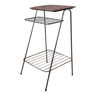 Vintage magazine rack shelf