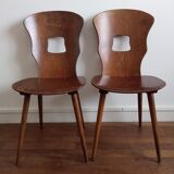 Pair of chairs Baumann model Gentiane