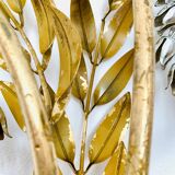 Grande applique murale Hollywood Regency en feuille de palmier par Hans Kögl