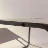 Vintage coffee table white melamine top