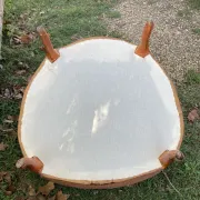 Pair of basket chairs